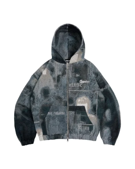 Cctv Tapestry Hoodie Black