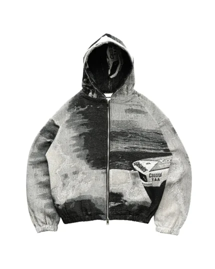 Drift Tapestry Zip up Hoodie Mono
