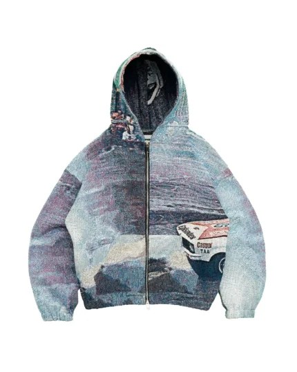 Episodes Drift Tapestry Zip up Hoodie