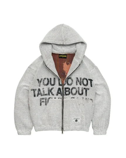 Episodes Fight Club Tapestry Zip up Hoodie