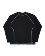 Waffle Long sleeve Black