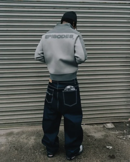knit Track Jacket d